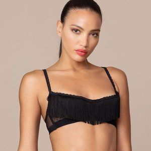 Agent Provocateur TABBIE Wireless Bra NWT Black RARE! [Y1]